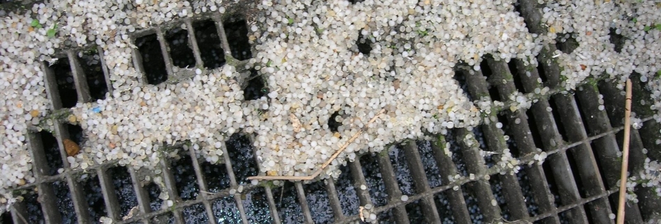 Pellets found within drains in an industrial hub, Le Havre, France