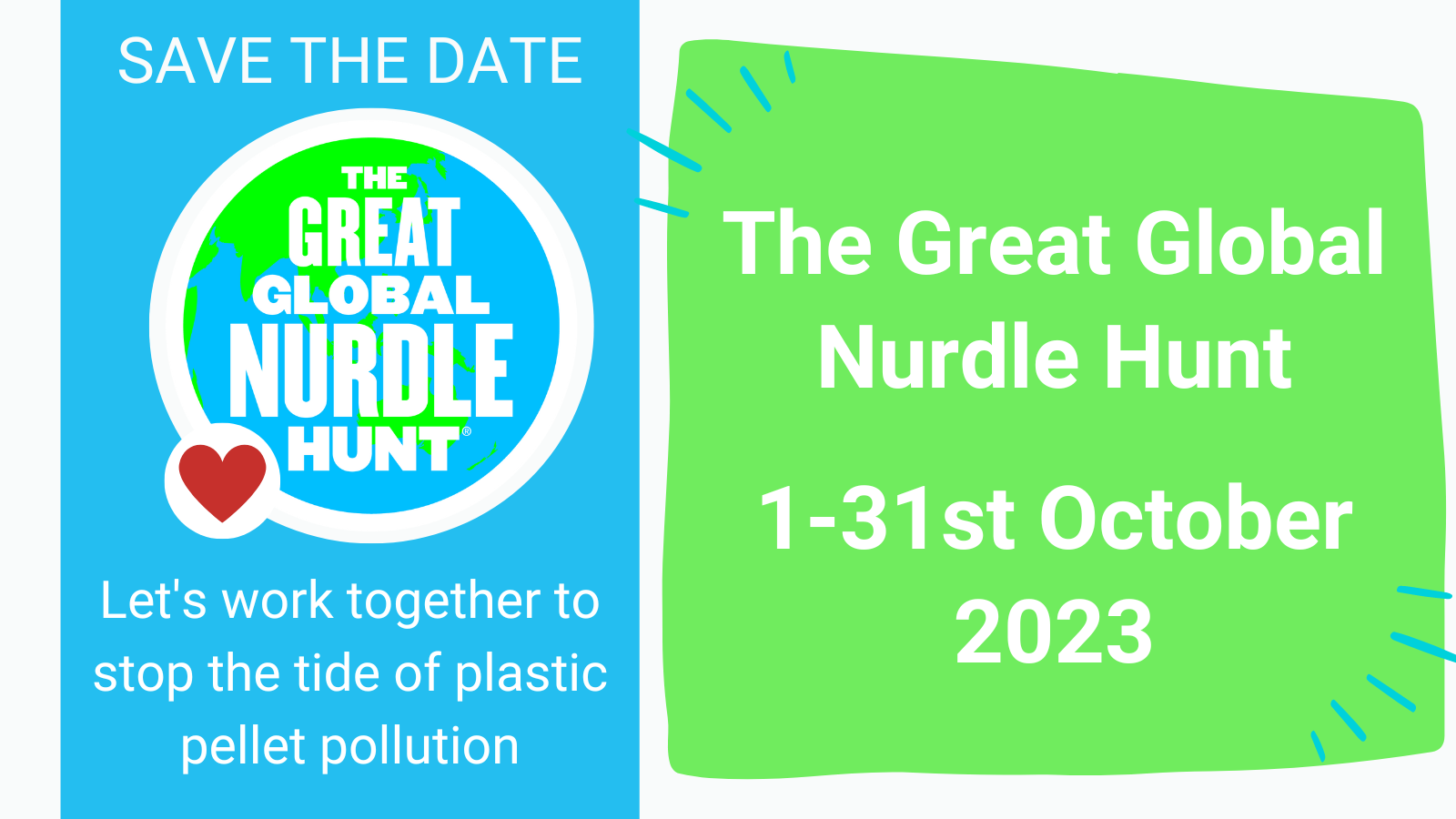 The Great Global Nurdle Hunt 1st-31st October
